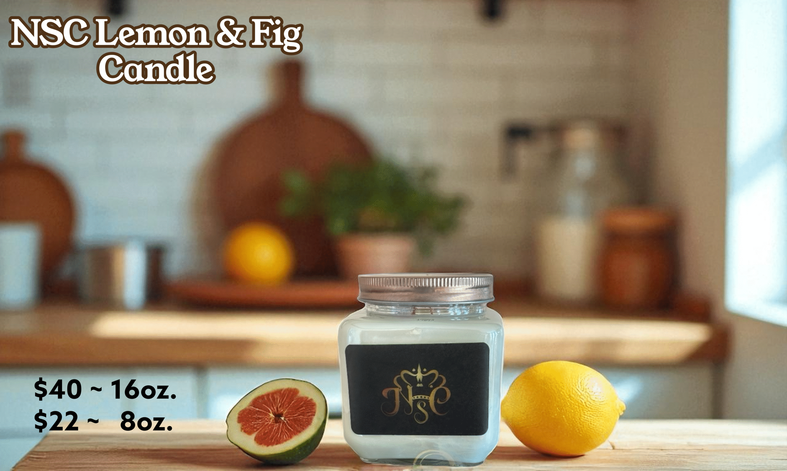 NSC Lemon & Fig Candle