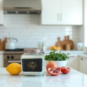 Lemon Pomegranate Cream