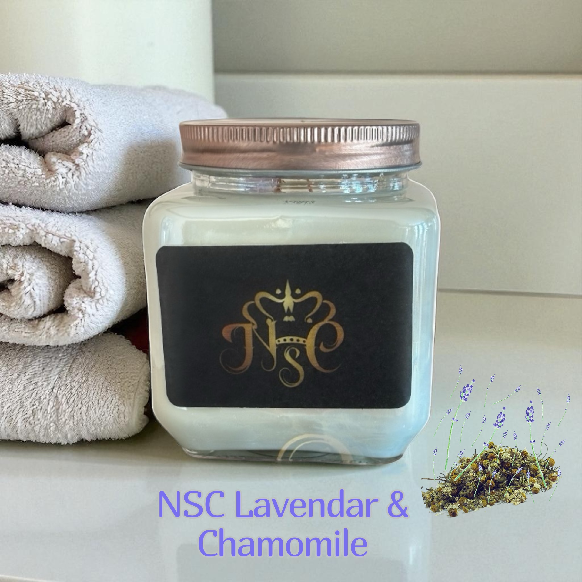 NSC Lavender Chamomile Candle